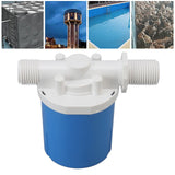 Automatic Float Valve Plastic Compact Leakage Proof Inner Water Level Control Valve for Water Tank G1/2 Built in Side Entry