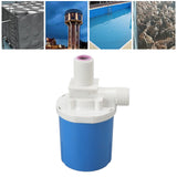 Automatic Float Valve Plastic Compact Leakage Proof Inner Water Level Control Valve for Water Tank G1/2 Built in Top Entry