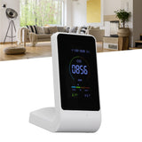 CO2 Monitor Carbon Dioxide Detect Indoor Air Quality Monitor Temperature Humidity Detection White - Extra Image