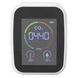 Indoor Air Quality Monitor Co2 Carbon Dioxide Detector TVOC Air Temperature Humidity Quality Detector White