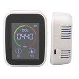 Indoor Air Quality Monitor Co2 Carbon Dioxide Detector TVOC Air Temperature Humidity Quality Detector White