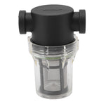Hose Filter Plastic Sediment Impurity Garden Watering Prefilter For High Pressure Washer G1/2 100 Meshes