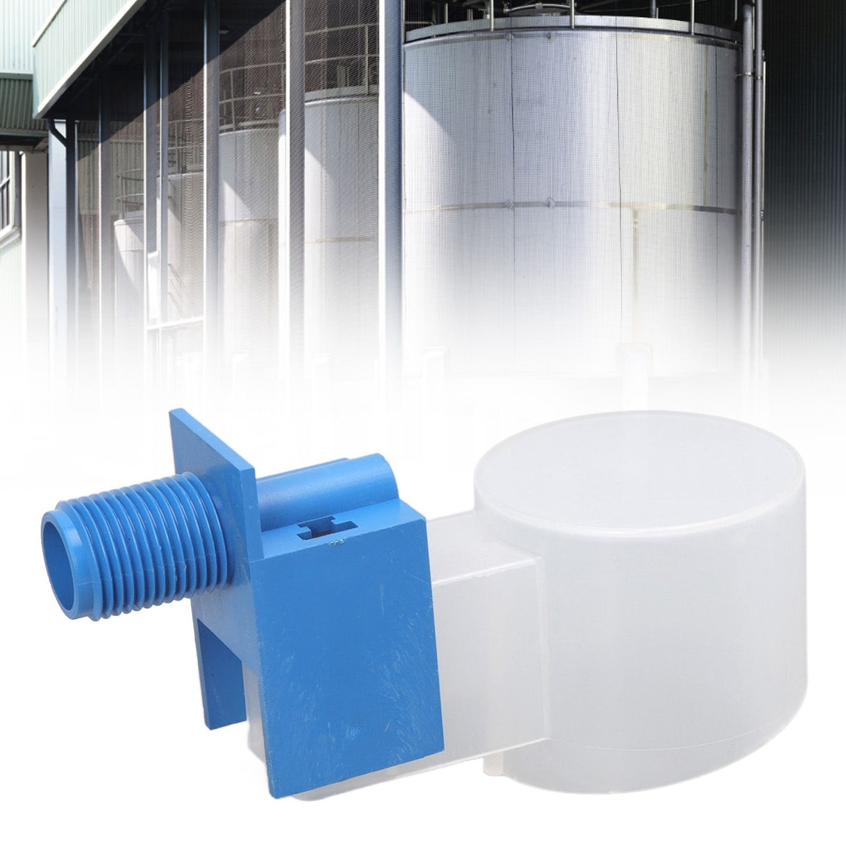 Water Level Control Valve ABS External Thread G1/2 Automatic Water Float Control for Water Tank Side Water Inlet
