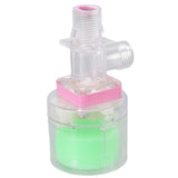 Water Lever Control Valve Transparent Full Automatic Plastic Tower Tank Floating Ball Valve G1/2 Top Water Inlet - Low Angle