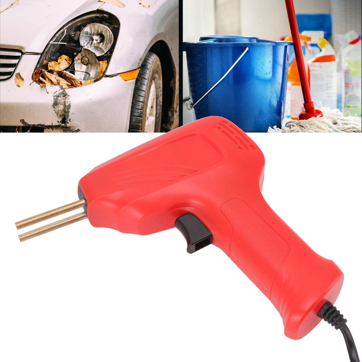 Hot Stapler Multifunction Plastic Welding Gun Red Portable Welder For Radiators Bumpers Repair AU Plug 220V