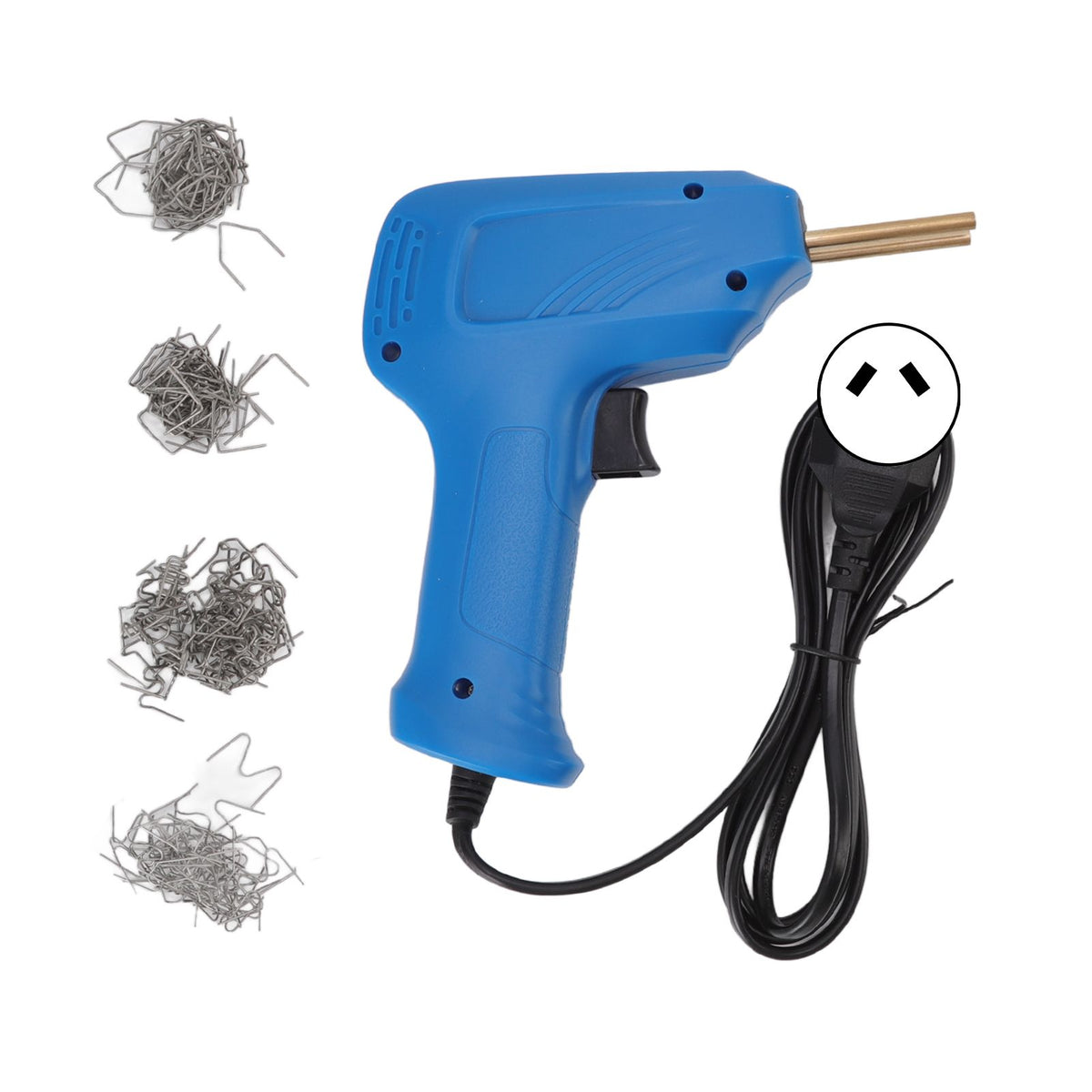 Plastic Welder Multipurpose Portable Repair Kit With Hot Staple Plastic Welding Machine Blue AU Plug 220V