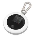 Infrared Mini CO2 Detector 3 in 1 Portable LCD Temperature Humidity Air Analyzer for Home Indoor Travel White