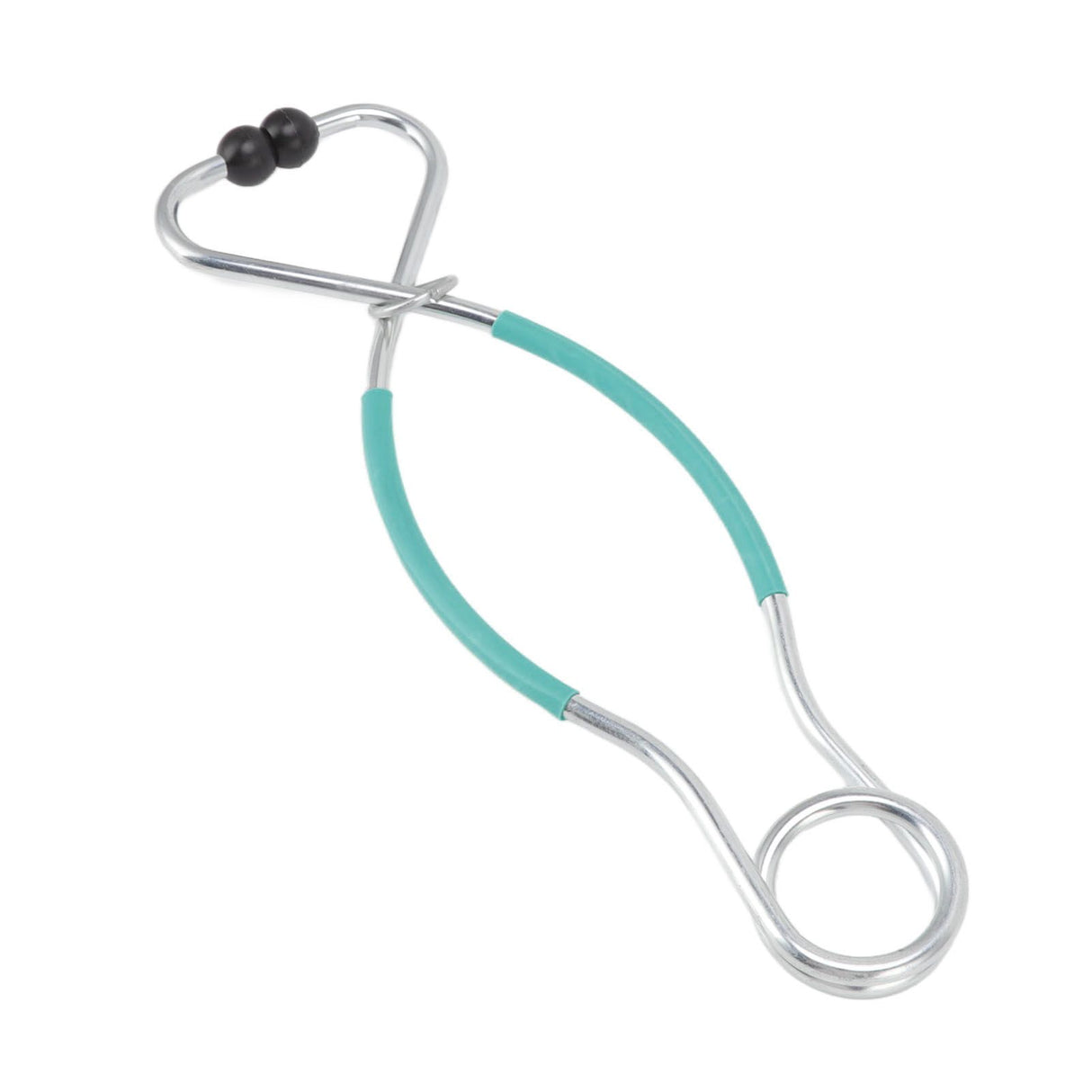 Cattle Bull Cow Nose Pliers Metal Punch Free Strong Traction Cow Pulling Tool for Farm Ranch Veterinary L Green