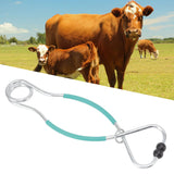 Cattle Bull Cow Nose Pliers Metal Punch Free Strong Traction Cow Pulling Tool for Farm Ranch Veterinary L Green - Extra Image