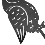 Garden Owl Decorative Insert Card Outdoor Courtyard Lawn Owl Silhouette Acrylic Stakes