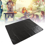Grill Mats Double Sided Silicone Fireproof Reusable Foldable BBQ Pads for Outdoor Camping Garden Yard Picnic 152x122CM Rectangle - Extra Image