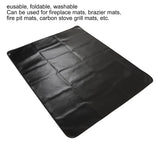 Grill Mats Double Sided Silicone Fireproof Reusable Foldable BBQ Pads for Outdoor Camping Garden Yard Picnic 152x122CM Rectangle - Extra Image