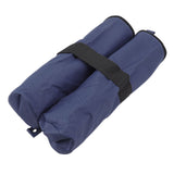 Extra Large Weights Sand Bags Heavy Duty for Pop Up Canopy Windproof Outdoor Sunshade Tent Bags Dark Blue - 45-Degree Angle