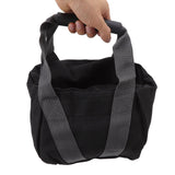 Workout Sandbag Tear Resistant with Ergonomic Handle 12oz Canvas Weightlifting Sand Bag for Fitness Exercise - Top-Down View