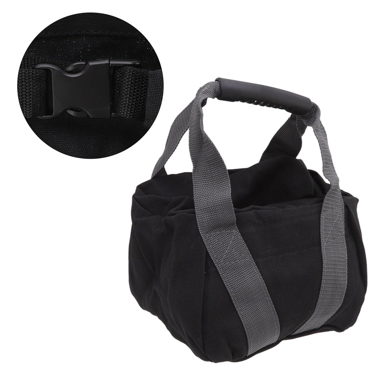 Workout Sandbag Tear Resistant with Ergonomic Handle 12oz Canvas Weightlifting Sand Bag for Fitness Exercise