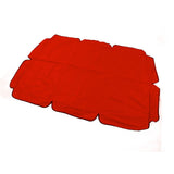 Waterproof Outdoor Swing Canopy Replacement 420D Silver Coated Oxford Fabric Swing Chair Canopy for Outdoor Garden Patio Red