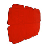 Waterproof Outdoor Swing Canopy Replacement 420D Silver Coated Oxford Fabric Swing Chair Canopy for Outdoor Garden Patio Red