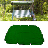 Waterproof Outdoor Swing Canopy Replacement 420D Silver Coated Oxford Fabric Swing Chair Canopy for Outdoor Garden Patio Dark Green