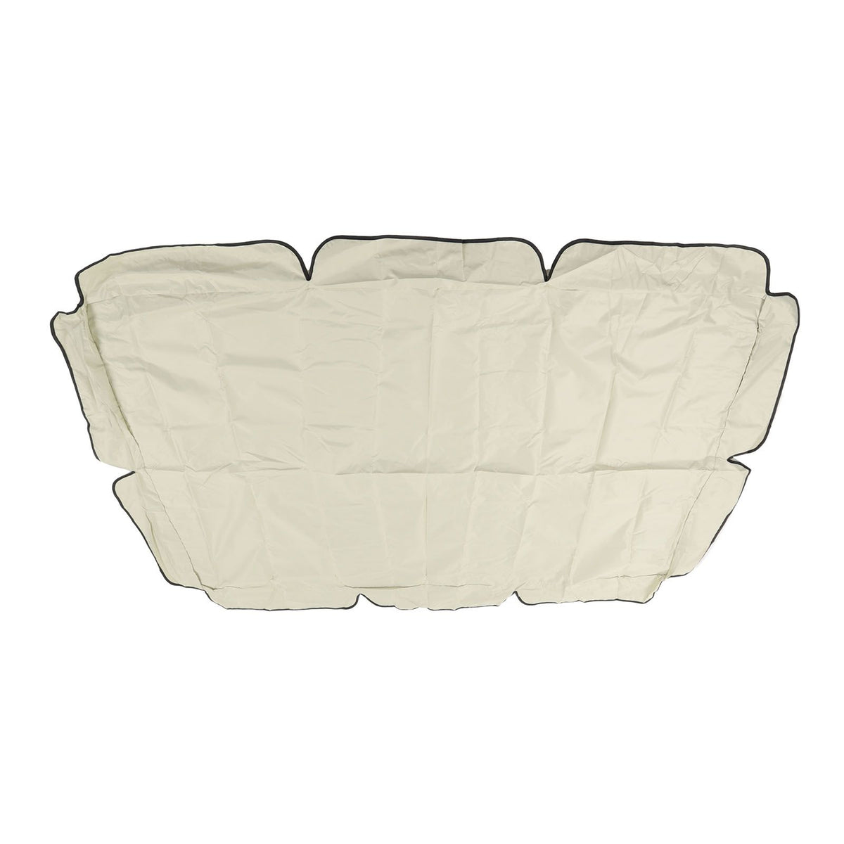 Waterproof Outdoor Swing Canopy Replacement 420D Silver Coated Oxford Fabric Swing Chair Canopy for Outdoor Garden Patio Beige