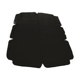 Waterproof Outdoor Swing Canopy Replacement 420D Silver Coated Oxford Fabric Swing Chair Canopy for Outdoor Garden Patio Black - Side View