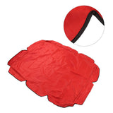 Swing Canopy 210D Silver Coated Oxford Waterproof UV Proof for Outdoor Patio Yard Chair 142x120x18cm Red - Front View
