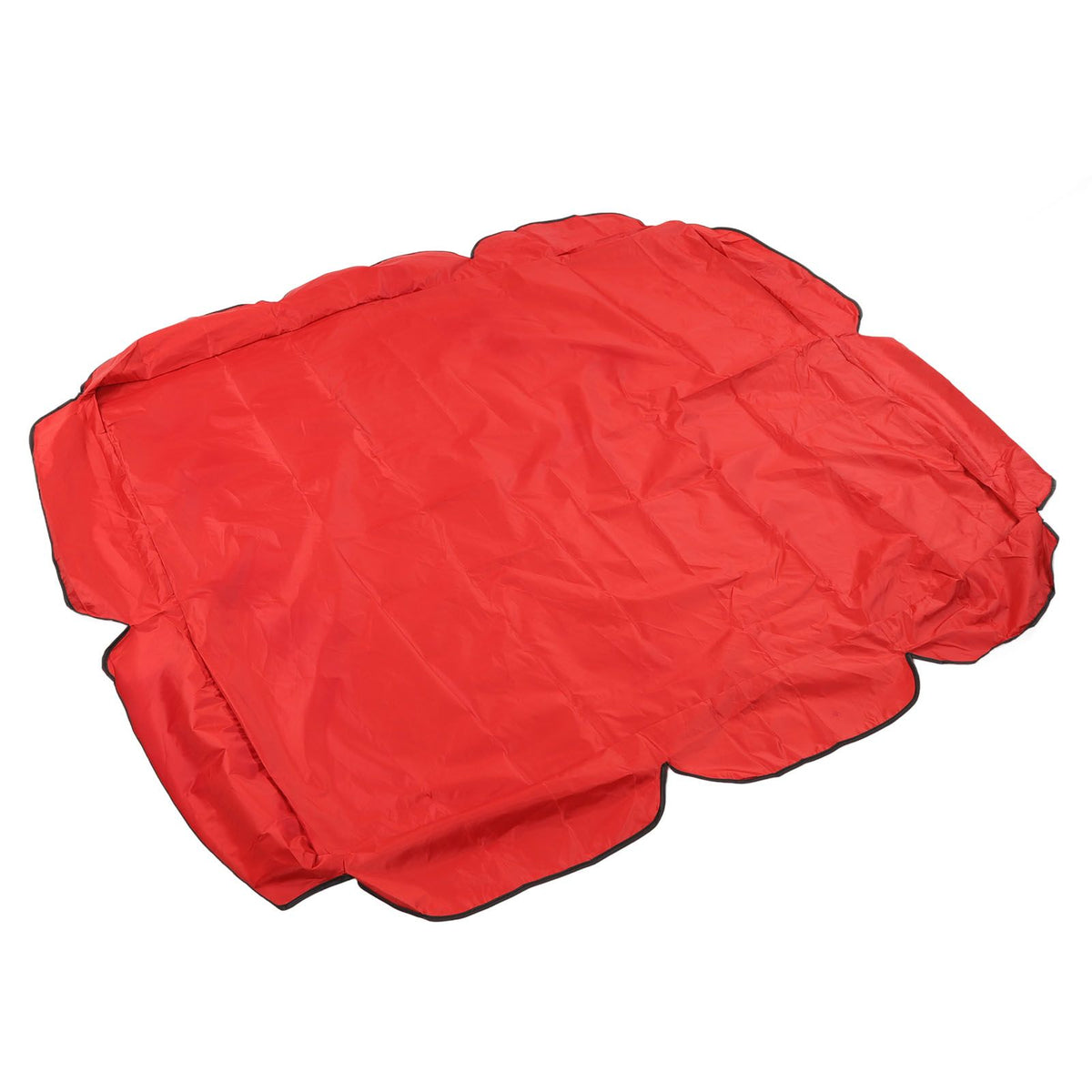 Swing Canopy 210D Silver Coated Oxford Waterproof UV Proof for Outdoor Patio Yard Chair 142x120x18cm Red