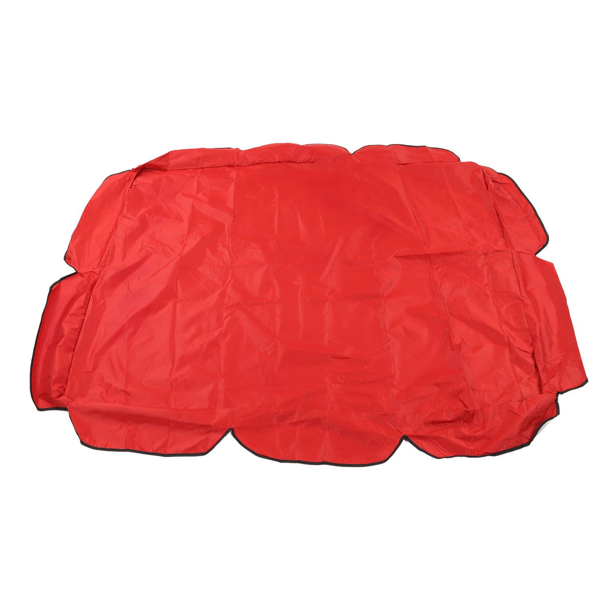 Swing Canopy 210D Silver Coated Oxford Waterproof UV Proof for Outdoor Patio Yard Chair 142x120x18cm Red