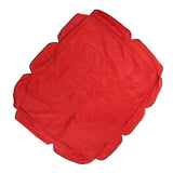 Swing Canopy 210D Silver Coated Oxford Waterproof UV Proof for Outdoor Patio Yard Chair 142x120x18cm Red