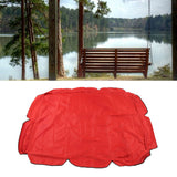 Swing Canopy 210D Silver Coated Oxford Waterproof UV Proof for Outdoor Patio Yard Chair 142x120x18cm Red - Extra Image