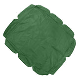 Swing Canopy 210D Silver Coated Oxford Waterproof UV Proof for Outdoor Patio Yard Chair 142x120x18cm Dark Green