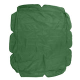 Swing Canopy 210D Silver Coated Oxford Waterproof UV Proof for Outdoor Patio Yard Chair 142x120x18cm Dark Green