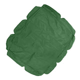 Swing Canopy 210D Silver Coated Oxford Waterproof UV Proof for Outdoor Patio Yard Chair 142x120x18cm Dark Green