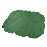 Swing Canopy 210D Silver Coated Oxford Waterproof UV Proof for Outdoor Patio Yard Chair 142x120x18cm Dark Green - Rear View