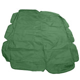 Swing Canopy 210D Silver Coated Oxford Waterproof UV Proof for Outdoor Patio Yard Chair 142x120x18cm Dark Green