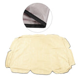Swing Canopy 210D Silver Coated Oxford Waterproof UV Proof for Outdoor Patio Yard Chair 142x120x18cm Beige - Extra Image