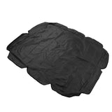 Swing Canopy 210D Silver Coated Oxford Waterproof UV Proof for Outdoor Patio Yard Chair 142x120x18cm Black - 45-Degree Angle