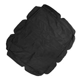 Swing Canopy 210D Silver Coated Oxford Waterproof UV Proof for Outdoor Patio Yard Chair 142x120x18cm Black - Extra Image