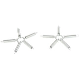 2pcs Tire Chain Tensioner Stainless Steel 23cm High Accuracy Chain Tensioner for Snow Blower