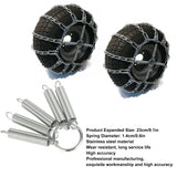 2pcs Tire Chain Tensioner Stainless Steel 23cm High Accuracy Chain Tensioner for Snow Blower - Extra Image