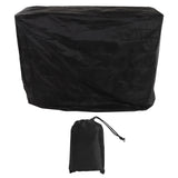 Ping Pong Table Dust Cover 190 Silver Coating Waterproof Table Tennis Cover for Outdoor Courtyard Drawstring Style 155x75x144cm / 61.0x29.5x56.7in Black