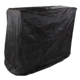 Ping Pong Table Dust Cover 190 Silver Coating Waterproof Table Tennis Cover for Outdoor Courtyard Drawstring Style 155x75x144cm / 61.0x29.5x56.7in Black