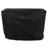 Ping Pong Table Dust Cover 190 Silver Coating Waterproof Table Tennis Cover for Outdoor Courtyard Drawstring Style 155x75x144cm / 61.0x29.5x56.7in Black - Side View