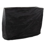 Ping Pong Table Dust Cover 190 Silver Coating Waterproof Table Tennis Cover for Outdoor Courtyard Drawstring Style 155x75x144cm / 61.0x29.5x56.7in Black