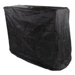 Ping Pong Table Dust Cover 190 Silver Coating Waterproof Table Tennis Cover for Outdoor Courtyard Drawstring Style 155x75x144cm / 61.0x29.5x56.7in Black