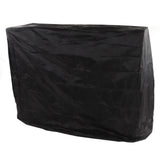 Ping Pong Table Dust Cover 190 Silver Coating Waterproof Table Tennis Cover for Outdoor Courtyard Drawstring Style 155x75x144cm / 61.0x29.5x56.7in Black