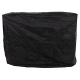 Ping Pong Table Dust Cover 190 Silver Coating Waterproof Table Tennis Cover for Outdoor Courtyard Drawstring Style 155x75x144cm / 61.0x29.5x56.7in Black - Low Angle