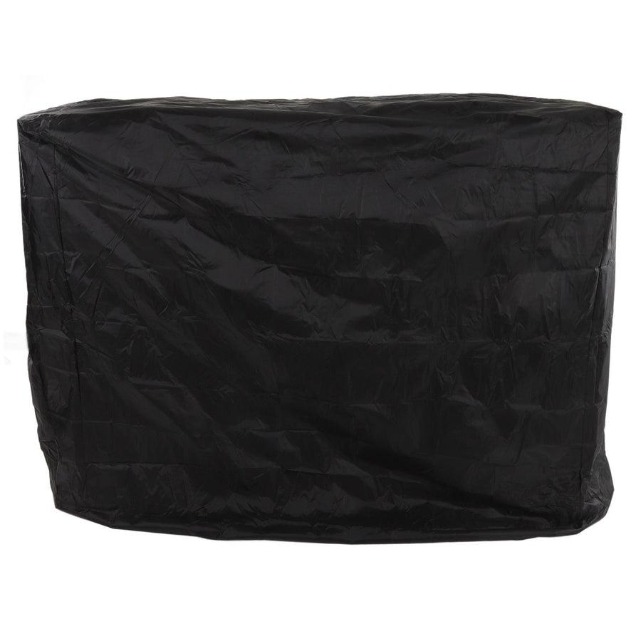 Ping Pong Table Dust Cover 190 Silver Coating Waterproof Table Tennis Cover for Outdoor Courtyard Drawstring Style 155x75x144cm / 61.0x29.5x56.7in Black