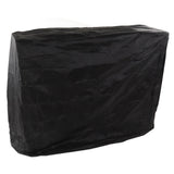 Ping Pong Table Dust Cover 190 Silver Coating Waterproof Table Tennis Cover for Outdoor Courtyard Drawstring Style 155x75x144cm / 61.0x29.5x56.7in Black