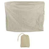 Ping Pong Table Dust Cover 190 Silver Coating Waterproof Table Tennis Cover for Outdoor Courtyard Drawstring Style 155x75x144cm / 61.0x29.5x56.7in Beige