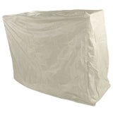 Ping Pong Table Dust Cover 190 Silver Coating Waterproof Table Tennis Cover for Outdoor Courtyard Drawstring Style 155x75x144cm / 61.0x29.5x56.7in Beige